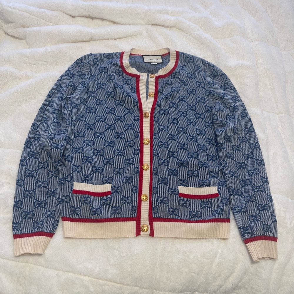 *Like new* Gucci jacquard cardigan XL